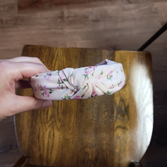 Top Knot Headband Lot Pink Floral Mauve Textured Leopard Boho Beach Cottagecore - Picture 10 of 11